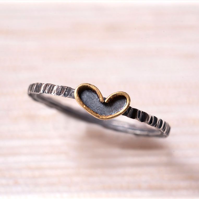 anillo corazon frontal