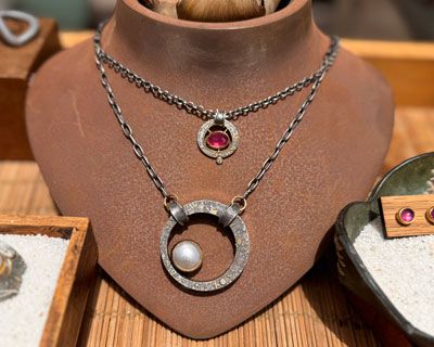 colgante con perla nanni jewelry